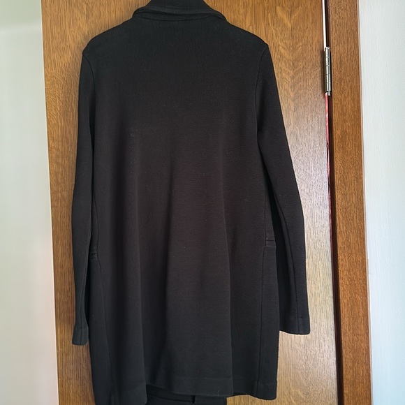 Cabi Women's Black Double-Breasted Sweater Coat - Picture 2 of 7